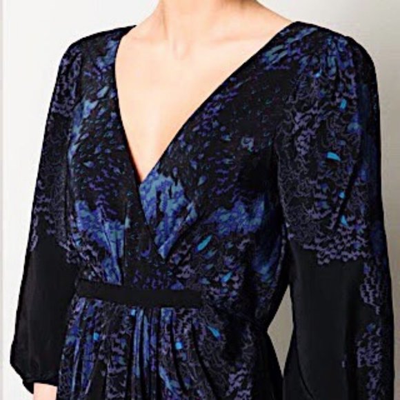 Tibi Silk 'Plume' Print Dress - NWT - Picture 2 of 7